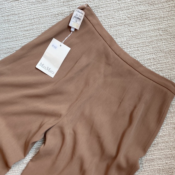 MaxMara Camel Wide Leg Dress Pants NWT - Picture 6 of 7